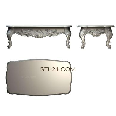 Tables (STL_0079) 3D models for cnc